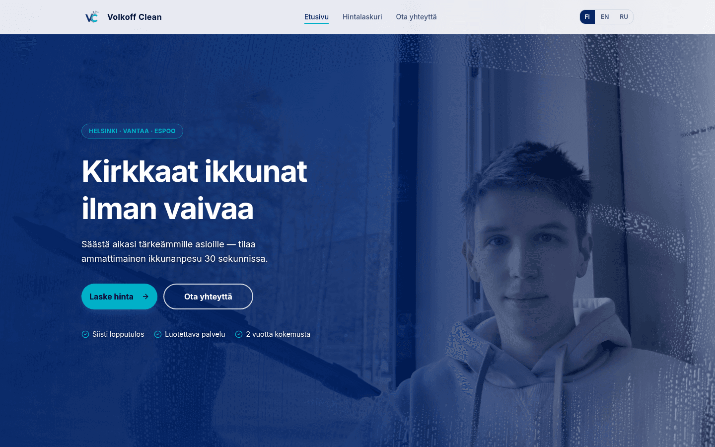 Volkoff Clean — Window cleaning service